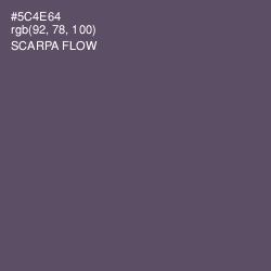 #5C4E64 - Scarpa Flow Color Image