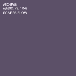 #5C4F68 - Scarpa Flow Color Image