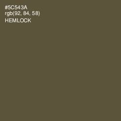 #5C543A - Hemlock Color Image