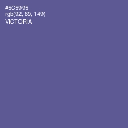 #5C5995 - Victoria Color Image
