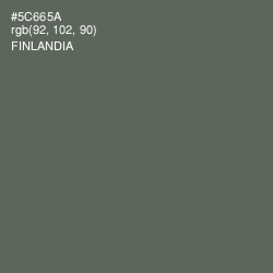 #5C665A - Finlandia Color Image