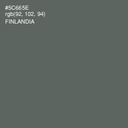#5C665E - Finlandia Color Image