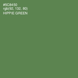 #5C8450 - Hippie Green Color Image
