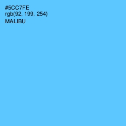 #5CC7FE - Malibu Color Image