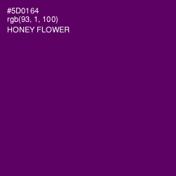 #5D0164 - Honey Flower Color Image