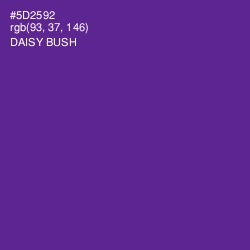 #5D2592 - Daisy Bush Color Image