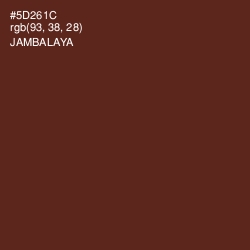 #5D261C - Jambalaya Color Image