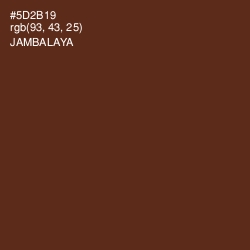 #5D2B19 - Jambalaya Color Image