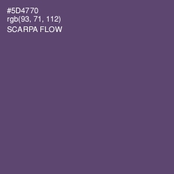 #5D4770 - Scarpa Flow Color Image