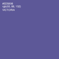 #5D5898 - Victoria Color Image