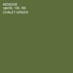 #5D6D3B - Chalet Green Color Image