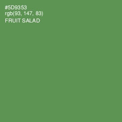#5D9353 - Fruit Salad Color Image