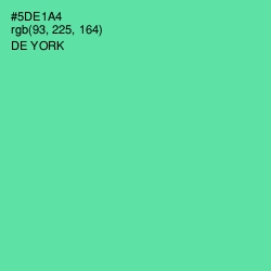 #5DE1A4 - De York Color Image
