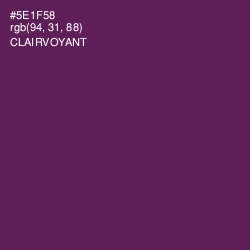#5E1F58 - Clairvoyant Color Image