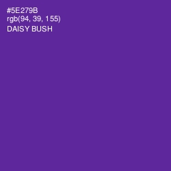 #5E279B - Daisy Bush Color Image