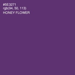 #5E3271 - Honey Flower Color Image