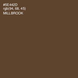 #5E442D - Millbrook Color Image