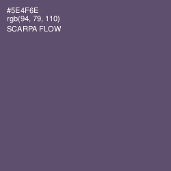 #5E4F6E - Scarpa Flow Color Image