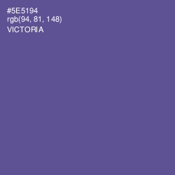 #5E5194 - Victoria Color Image