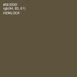 #5E533D - Hemlock Color Image