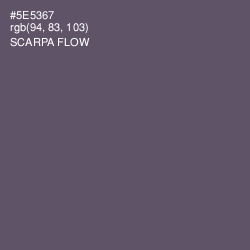 #5E5367 - Scarpa Flow Color Image