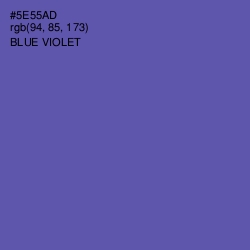 #5E55AD - Blue Violet Color Image
