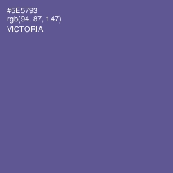 #5E5793 - Victoria Color Image