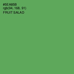 #5EA85B - Fruit Salad Color Image