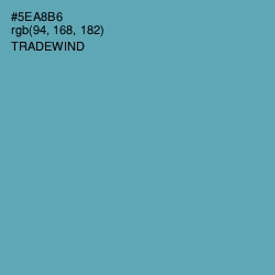 #5EA8B6 - Tradewind Color Image
