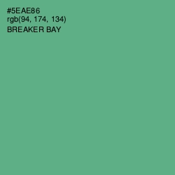 #5EAE86 - Breaker Bay Color Image