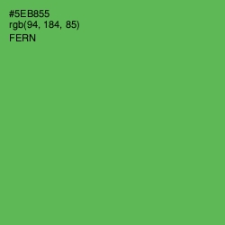 #5EB855 - Fern Color Image