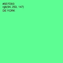 #5EFD93 - De York Color Image