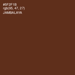 #5F2F1B - Jambalaya Color Image