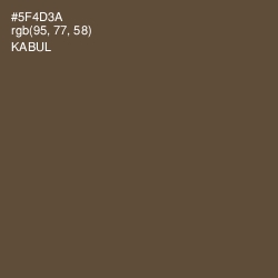 #5F4D3A - Kabul Color Image