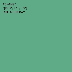 #5FAB87 - Breaker Bay Color Image