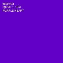 #6001C3 - Purple Heart Color Image