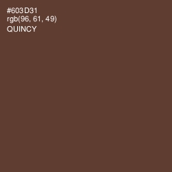 #603D31 - Quincy Color Image