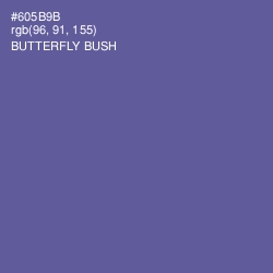 #605B9B - Butterfly Bush Color Image