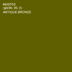 #605F00 - Antique Bronze Color Image