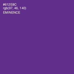 #612E8C - Eminence Color Image