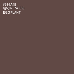 #614A45 - Eggplant Color Image
