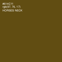#614C11 - Horses Neck Color Image