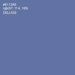 #6172A5 - Deluge Color Image