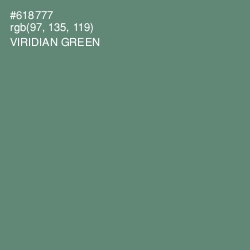 #618777 - Viridian Green Color Image