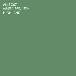 #618C67 - Highland Color Image