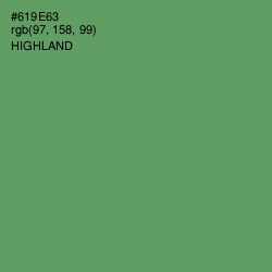 #619E63 - Highland Color Image