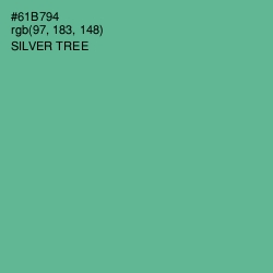 #61B794 - Silver Tree Color Image