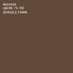 #624A3A - Shingle Fawn Color Image