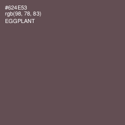 #624E53 - Eggplant Color Image