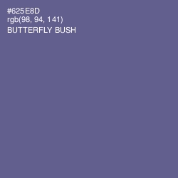 #625E8D - Butterfly Bush Color Image